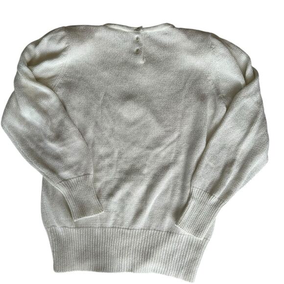 Vintage Sweater Womens Size Large Retro Glam Golden Girls Blanche Cottage Twee - Picture 6 of 8